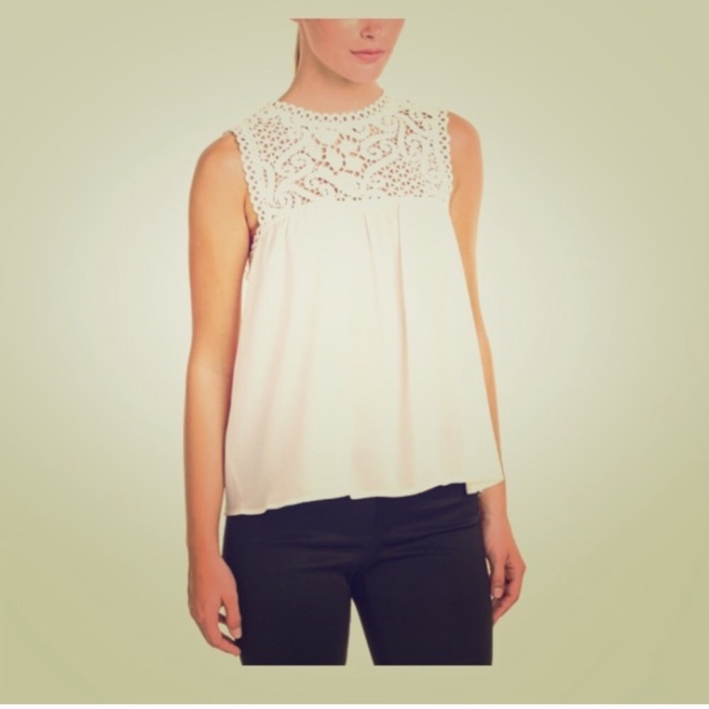 NWT Anthropologie Yoana Baraschi White Top